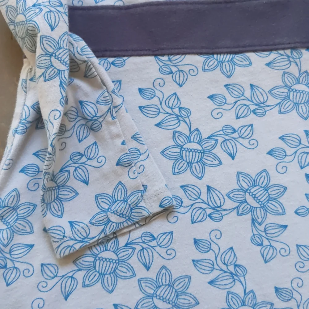 Size 4 Tea Collection Faux Kimono Cotton Wrap Dress